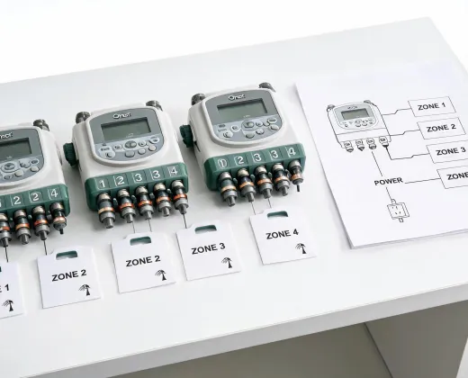 Timer collection for multi-zone yard schedules