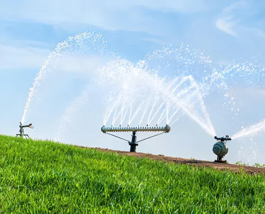 Sprinkler collection for lawn coverage