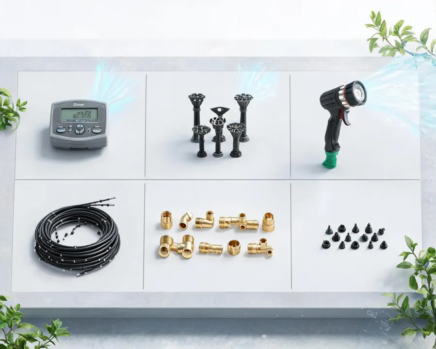 Orbit watering products arranged by zone